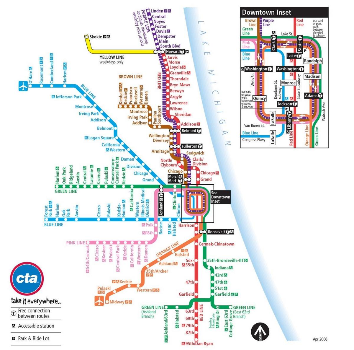 cta map Chicago