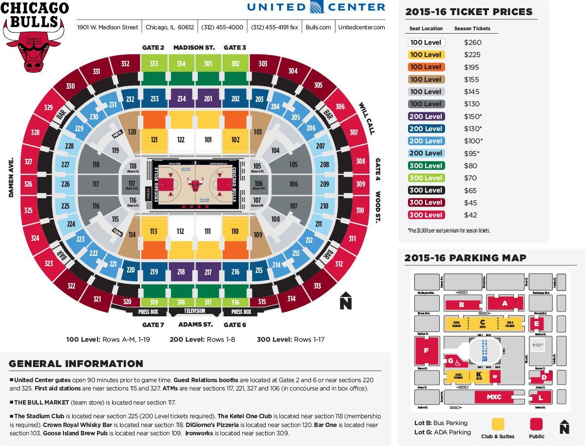 united seat map
