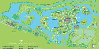 Chicago botanic garden map