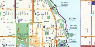 Chicago bike lane map