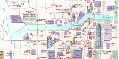 Map of city of Chicago