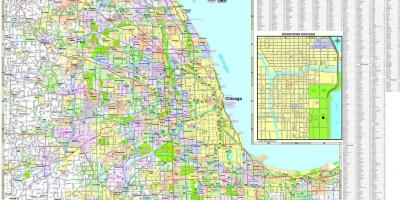 Map of Chicago highways