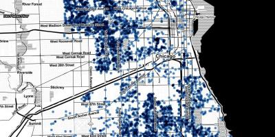 Chicago murder map