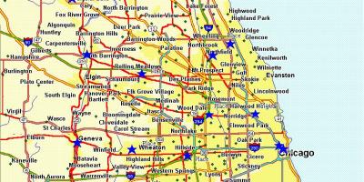 City map of Chicago