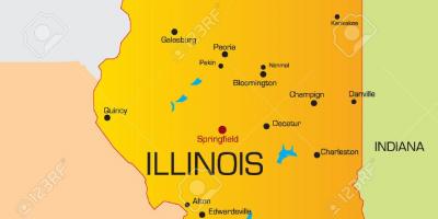 Chicago state map