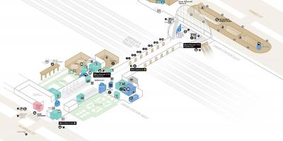 Map of union station Chicago