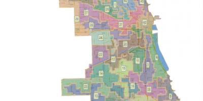 City of Chicago ward map