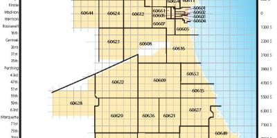 Map of Chicago zip codes