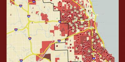 Crime map of Chicago