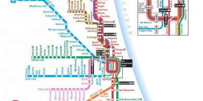 Cta map Chicago