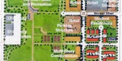 Map of UIC east campus