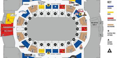 United Center suite map Chicago